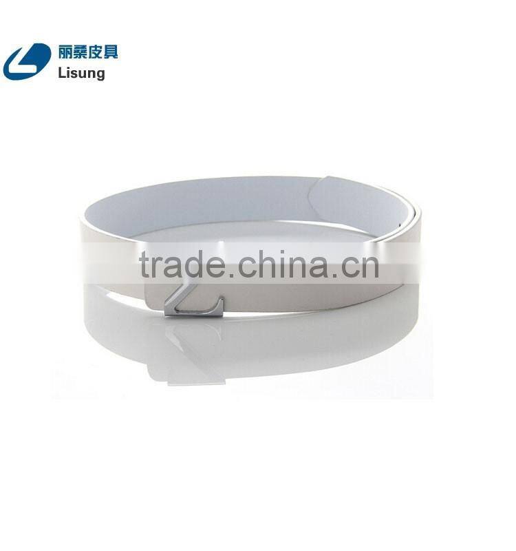 Press Buckle Cheap Pu Leather Belts For Men