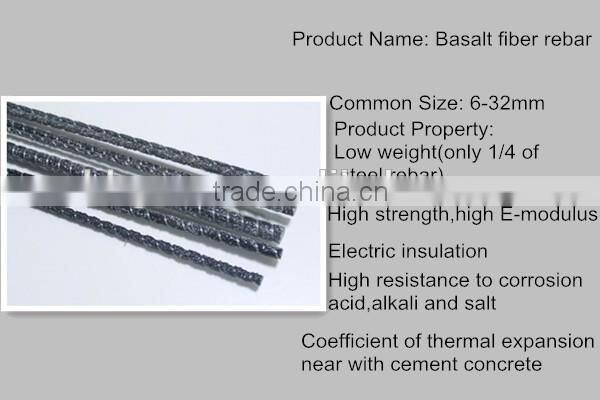 Basalt Fiber Rebar 6mm