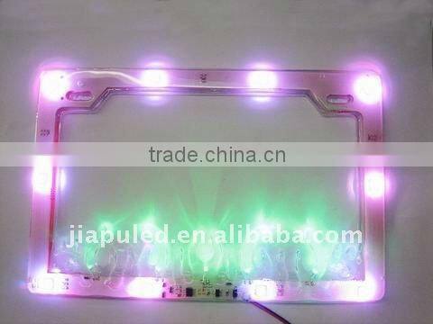 2015 New LED motorcycle license plate frame