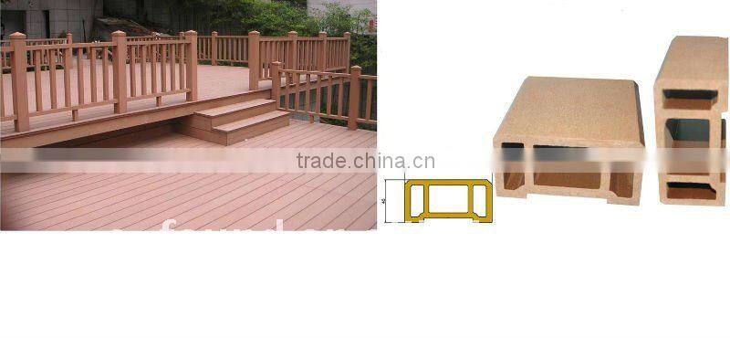 YC-WPC07 plastic fence ,WPC for outdoor ,composite decking