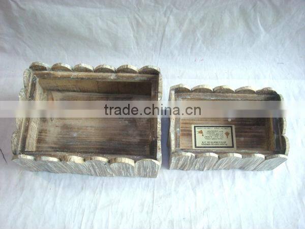 2015 new style wooden flower pot(FSC Certificate)