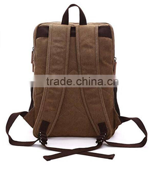High Quality Vintage Canvas Backpack for Outdoor