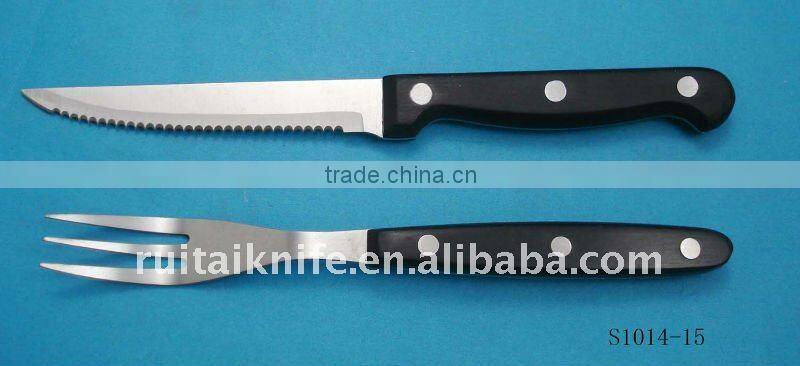 2 Piece carving set with blister card