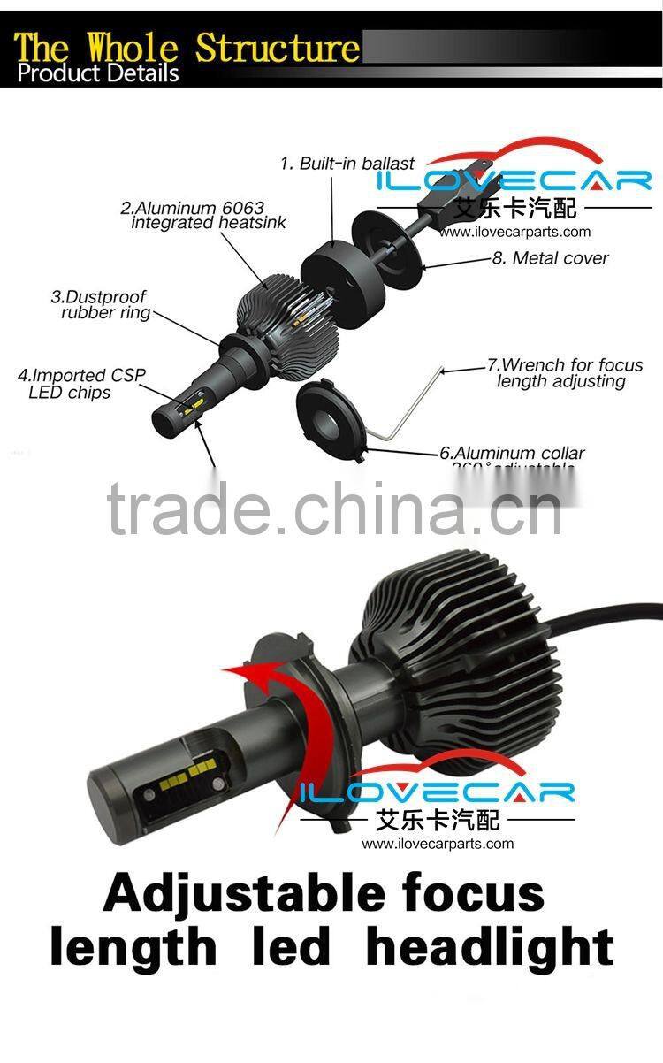 super powerful brightness 12v car led G7 -30 headlight/car parts G7-30 led headlamp 4200lm with 1 years warranty