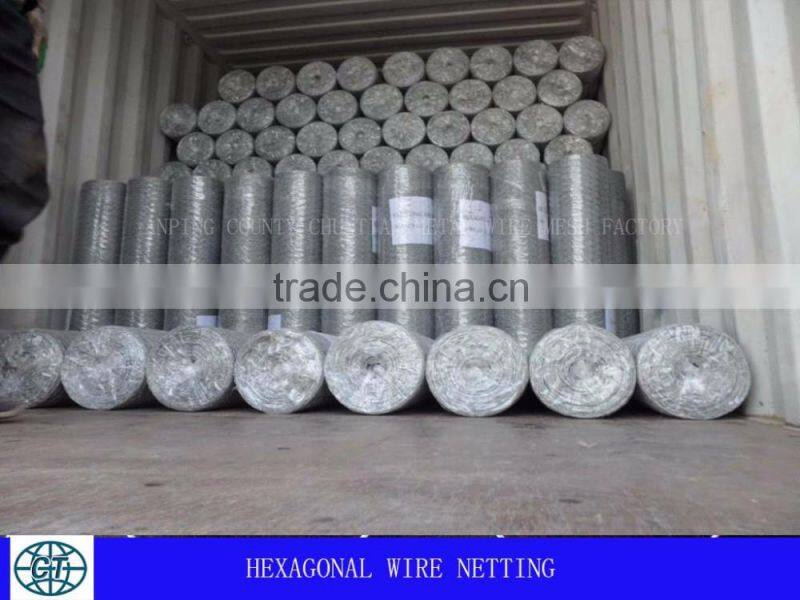 hexagonal wire netting in 1/2" to 3" for feeding