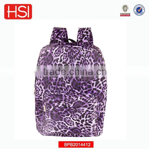 stationery wholesale leopard school bags for girls teenage