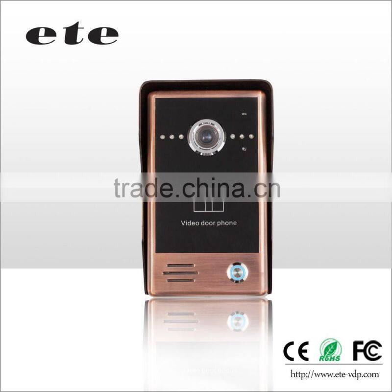 10 inch high resolution door bell type video door phone intercom system with photo memory & video talking function