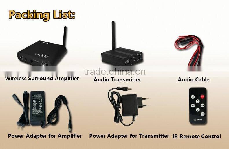 Wireless Digital Rear Stereo Home Theater Amplifier for 5.1CH System