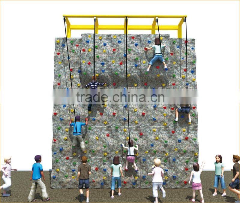 Kaiqi Hot Selling Children Safe Proof Rock Climbing Wall Outdoor games KQ50123A