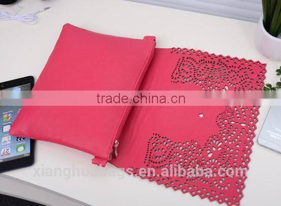 Fashion lady evening bags with hollow pattern