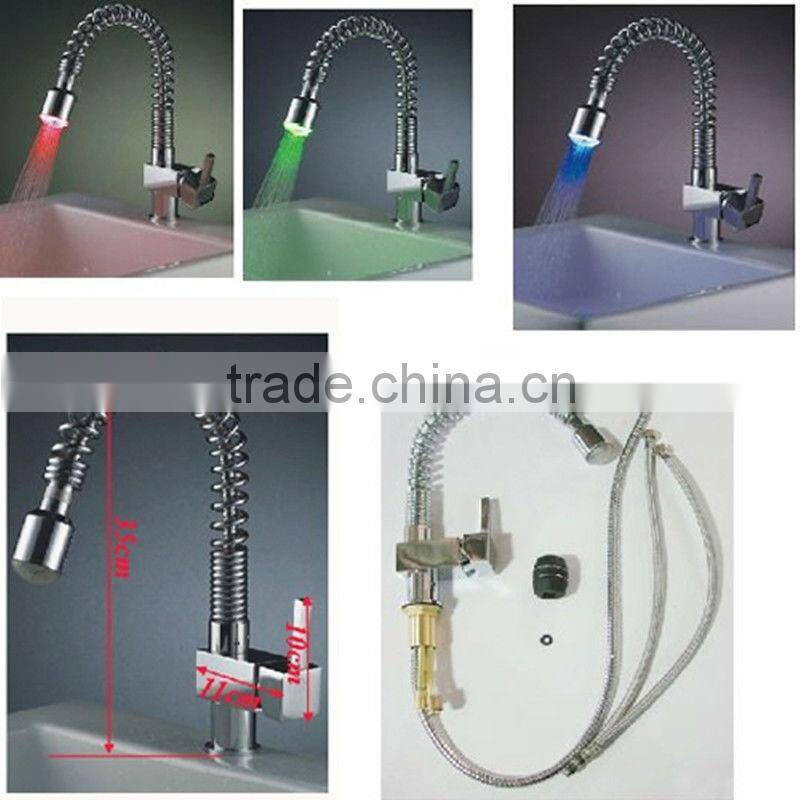 2013 water glow led faucet light unique kitchen faucet