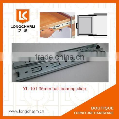 35mm 10"-20" ball bearing slide telescopic channel drawer slides