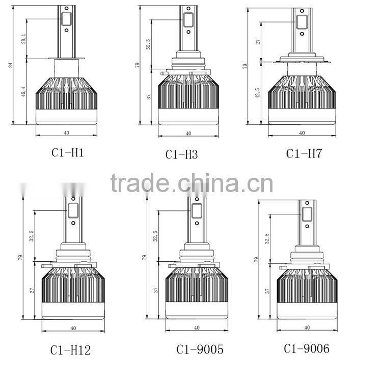 H1 H3 H4 H7 9005 9006 30W 3000lm H7 LED HEADLIGHT 30W LED BULB CAR HEAD LIGHT LED car h7 led headlight bulbs
