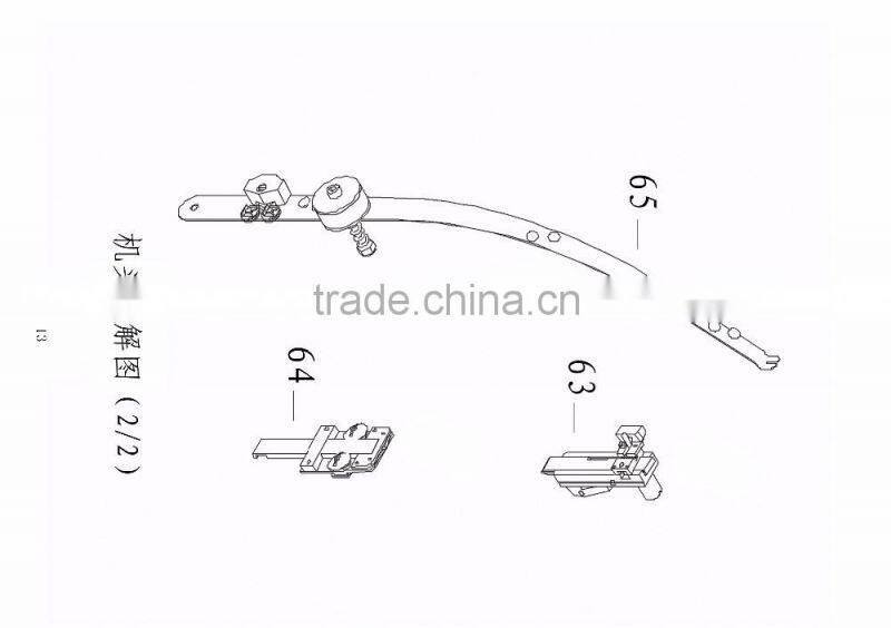 M2000 Stitching Machine Pressure Shaft No.13