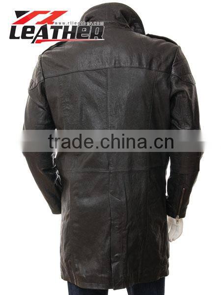 2014 Spring new Winter children woolen thicken leather coat,boy versatile cotton collar jacket