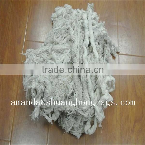 100 Cotton yarn waste use for cleaning