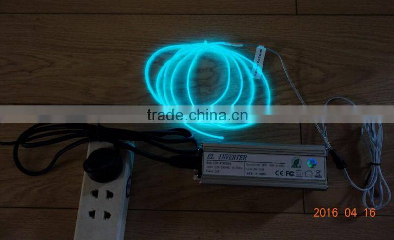 AC110V-240V 90M-120M INVERTER High luminance"Polar light 3"2.6mm Orange EL WIRE