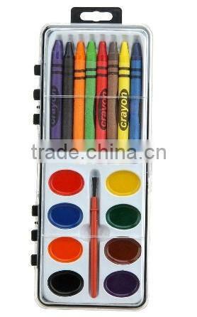 8color water color painting with 8color cayons