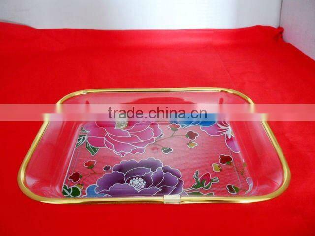 Square plastic Fruit Plate