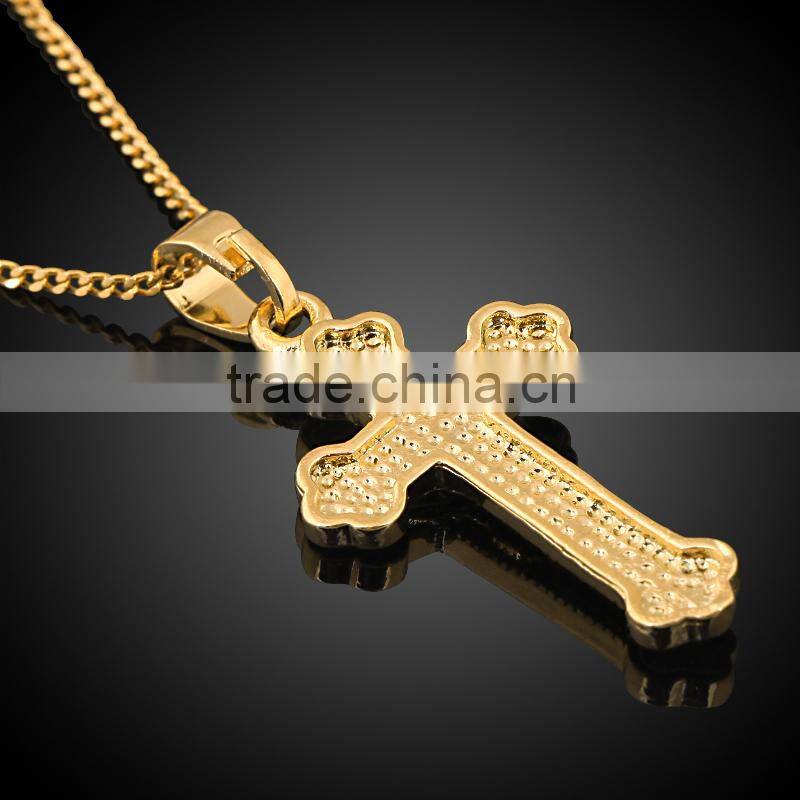 2015 Graceful 18K Gold Vacuum Plated Jesus Pendant