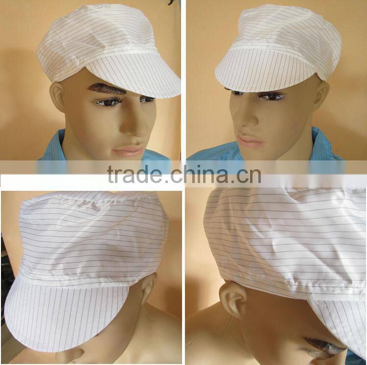 black cleanroom anti-static baseball cap