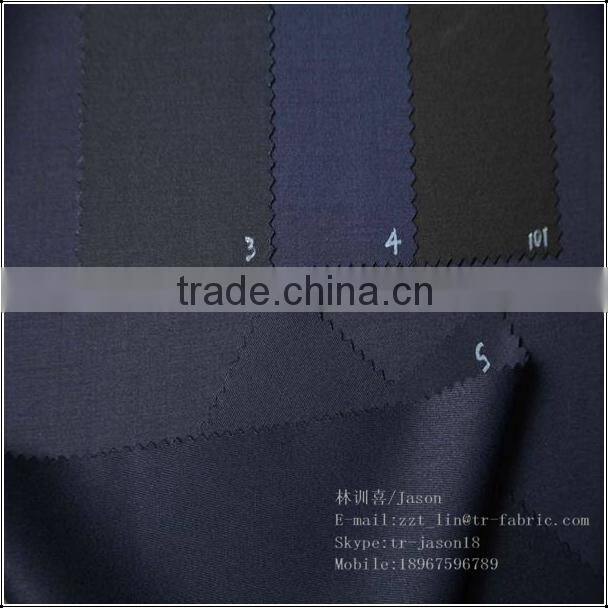 polyester viscose garment fabric for mens business wear