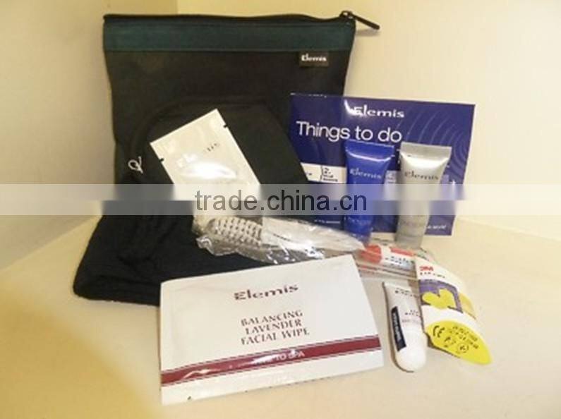 deluxe branded world air amenities kit bag