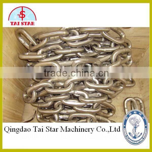 stainless steel link chain long chain studless chain