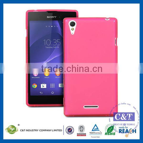 C&T New Coming Promotion belt clip kickstand hybrid plastic hard case for sony t3