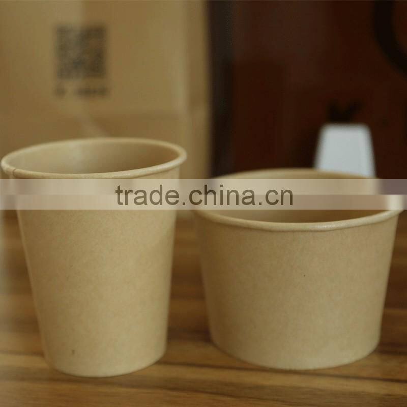 Different size french fries kraft paper cup