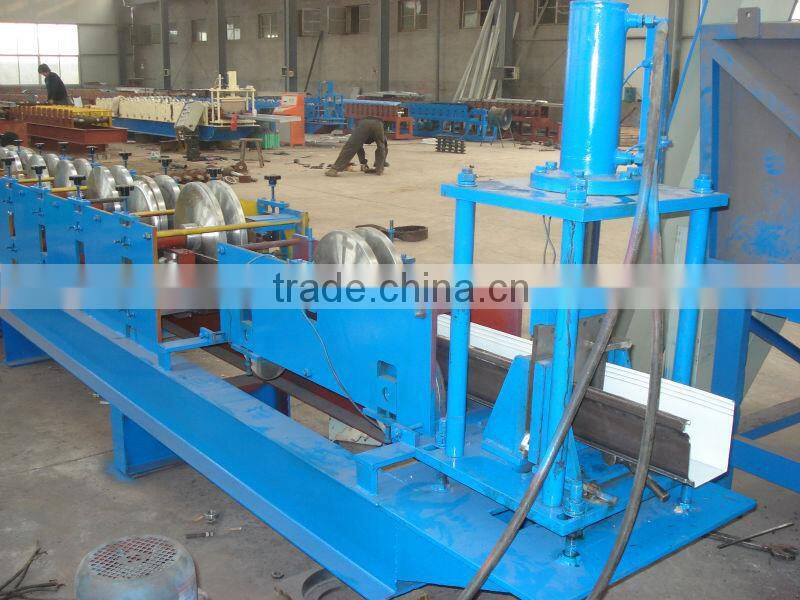 steel downspout pipe roll former machine with Square&around