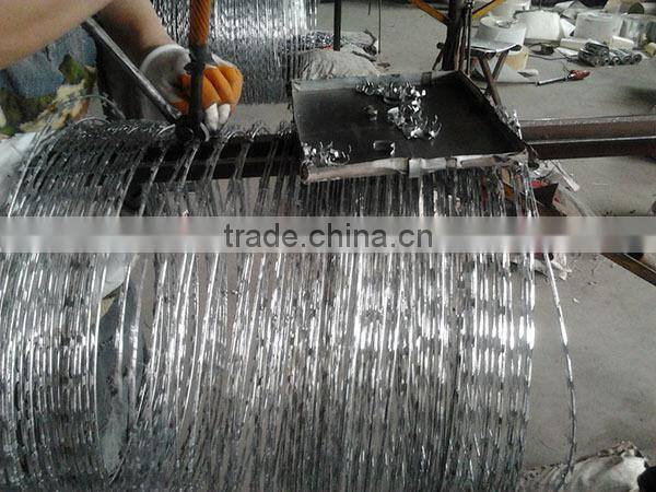 Concertina Razor Barbed Wire/Razor Barbed Wire /Galvanized Razor Barbed Wire