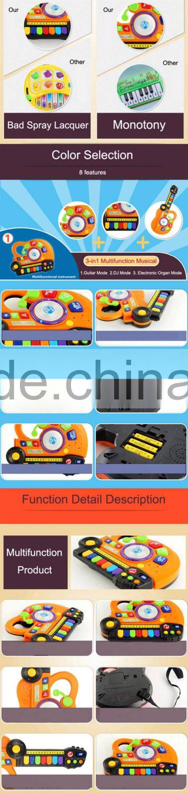 High quality musical toys plastic toy guitar musical toys for babies