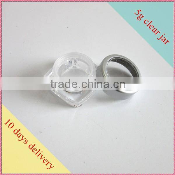 cosmetic plastic cream ps cream jar 5g 10g
