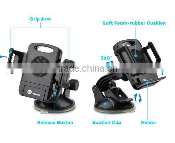 Car Windshield Dashboard Universal Car Stand For Cell phone Holder Car Mobile Phone cradle for iPhone / Android