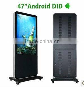 32 inch floor stand rotatable wifi network android LED advertising player display