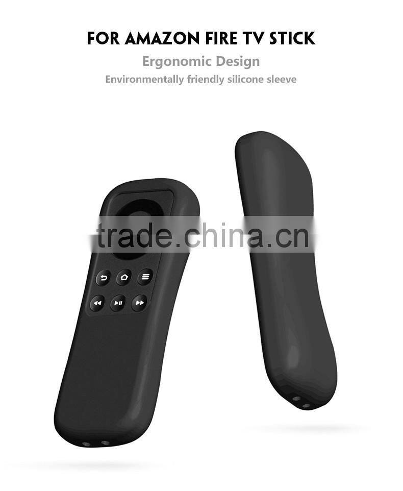 HOT SELLING Factory Direct Lanyard Design Dustproof Silicone Rubber Case for Amazon Fire TV Stick Remote Control Silicone Case