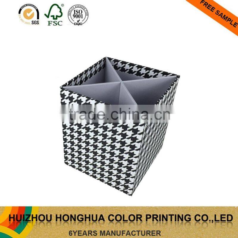 Paper Pencil Holder Square Box Cardboard for Pencil Package Stationery Holder