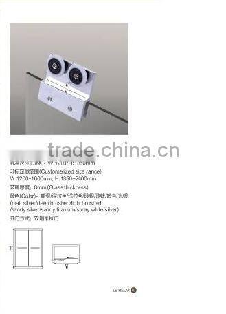 A012 aluminum frame sliding door shower screen, good quality and compeitived price shower screen