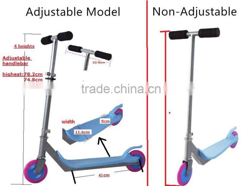 2016 adjustable kids kick scooter for sale