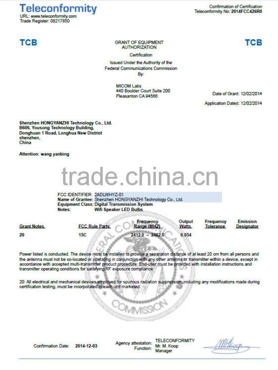 RGBW wifi bluetooth smart led bulb lighting, led light bulb, led bulb lighting CP-L900