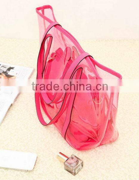 Clear plastic carry bags