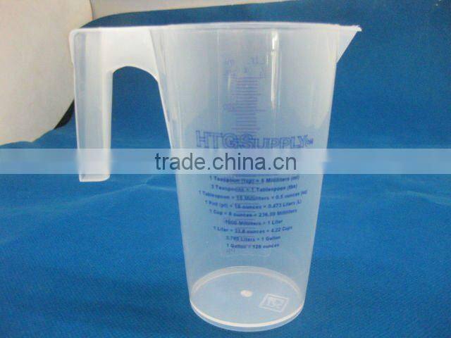 plastic 250ml 500ml 1L 2L 3L 5L clear measuring cup