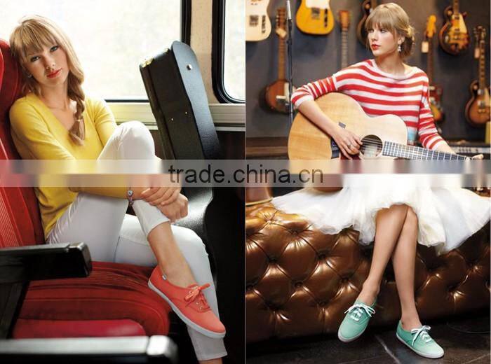 trendy very comfortable women rubber sole canvas shoes flat sole classic