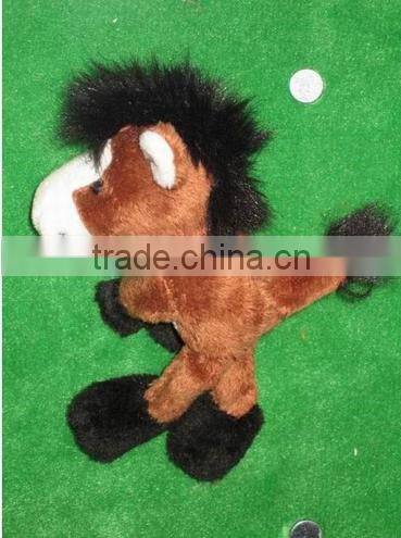Hot sell animal plush bookmark toy, lovely stuffed animal book