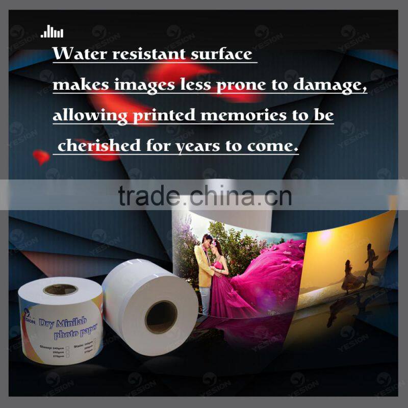 Yesion 5''6"/8"/8.3''/10"x60m Dry Minilab satin Photo Paper4x6 For Fuji Dx100/Dl650
