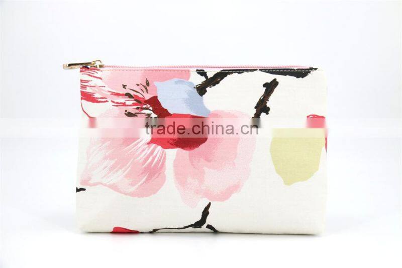 Fashion Promotional Travel Canvas Cosmetic Bag Wholesale