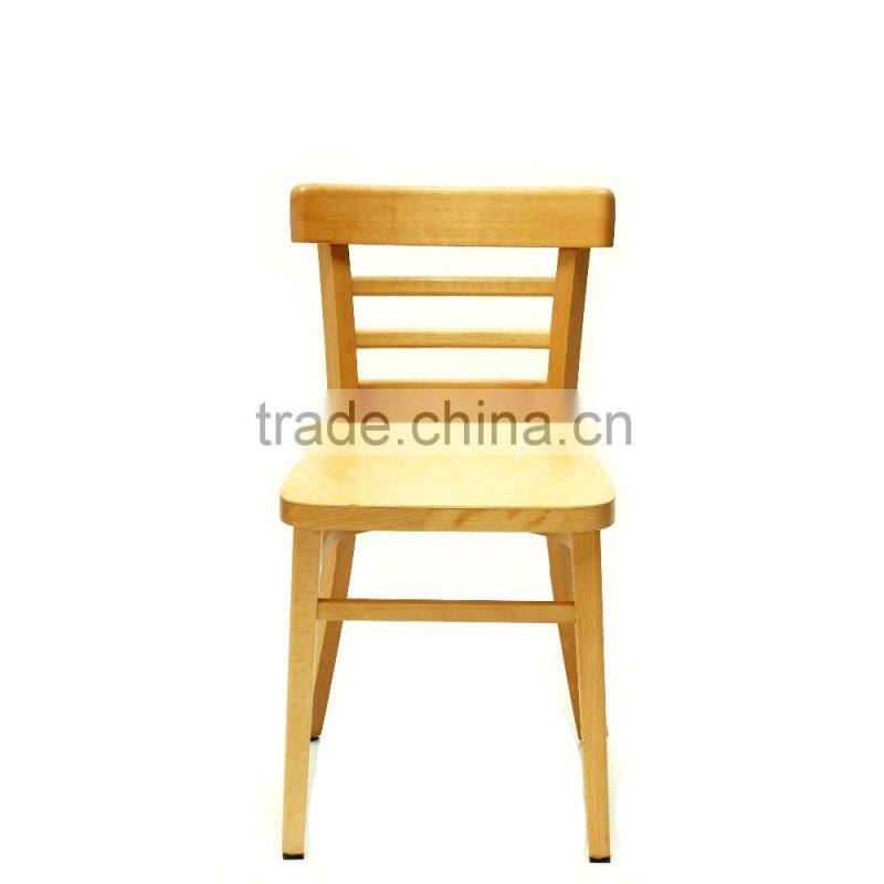 Top quality solid wood fabric handle carving vintage french square back cafe chair