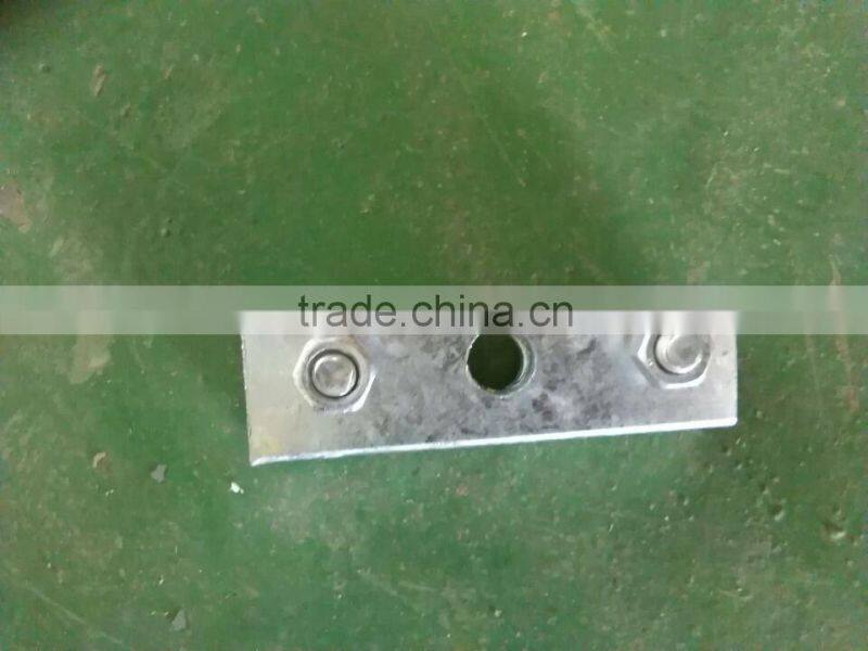 Suspension clamp with 2 bolts / Electric galvanized steel cable clamp