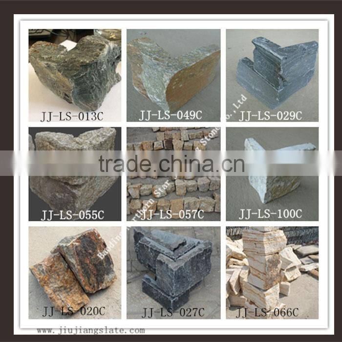 Natural castle stone corners loose stone for wall construction